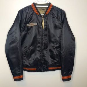 Unique Reversible Harley Davidson Bomber Jacket